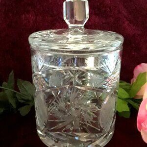 Custom Cut Glass Jar.... Thing